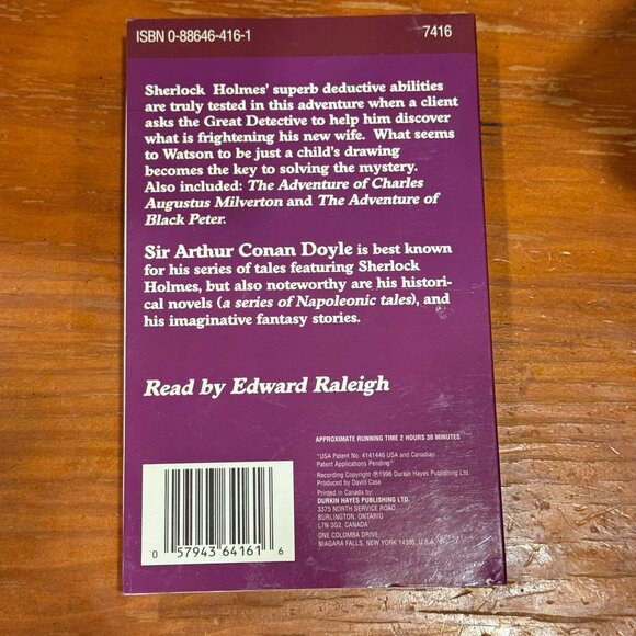 The Hound Of The Baskervilles  The Return Of Sherlock Holmes Cassette Audiobooks - Picture 4 of 4